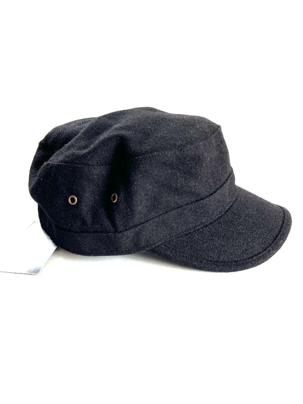 TLS Stefeno Black Military Wool Mao Cap Hat Collection